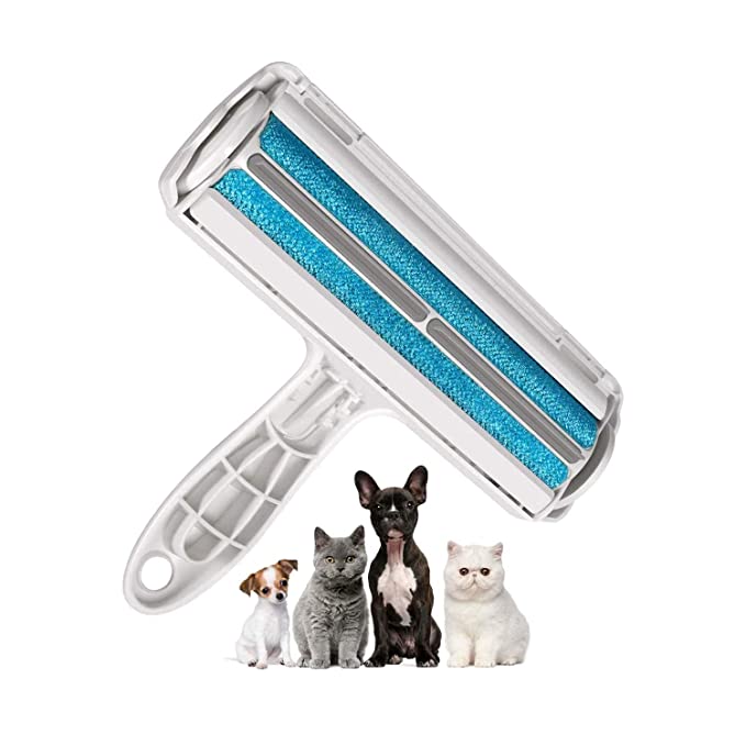 pet hair remover image with dogs below - cool things for dog